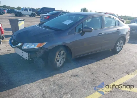 2014 Honda Civic Lx from USA, damaged, VIN 2HGFB2F56EH557857